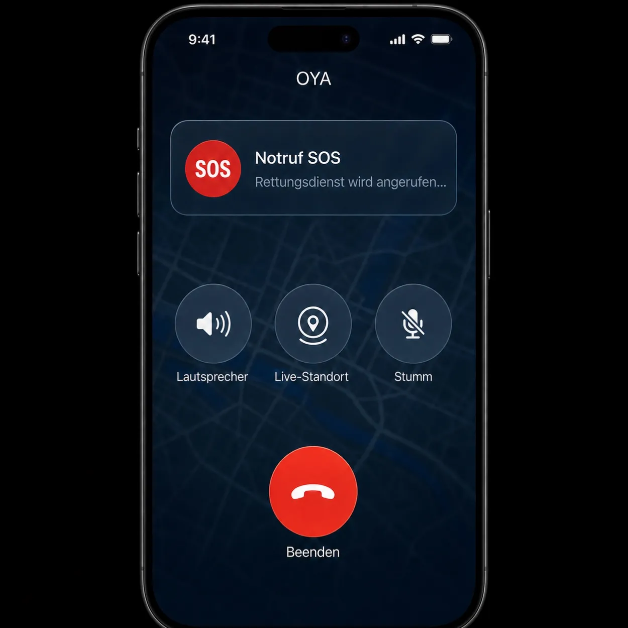 App: SOS-Widget