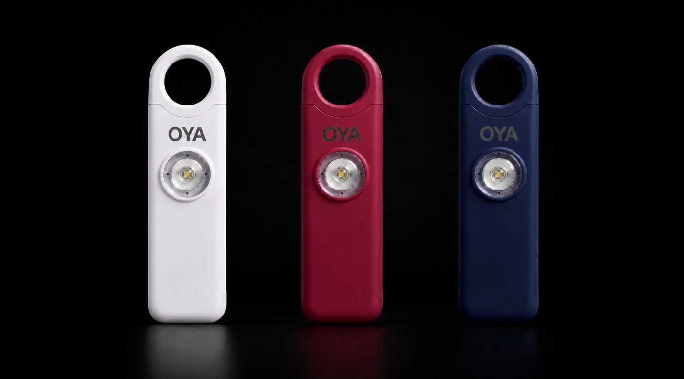 Highlight: three OYA devices on black
